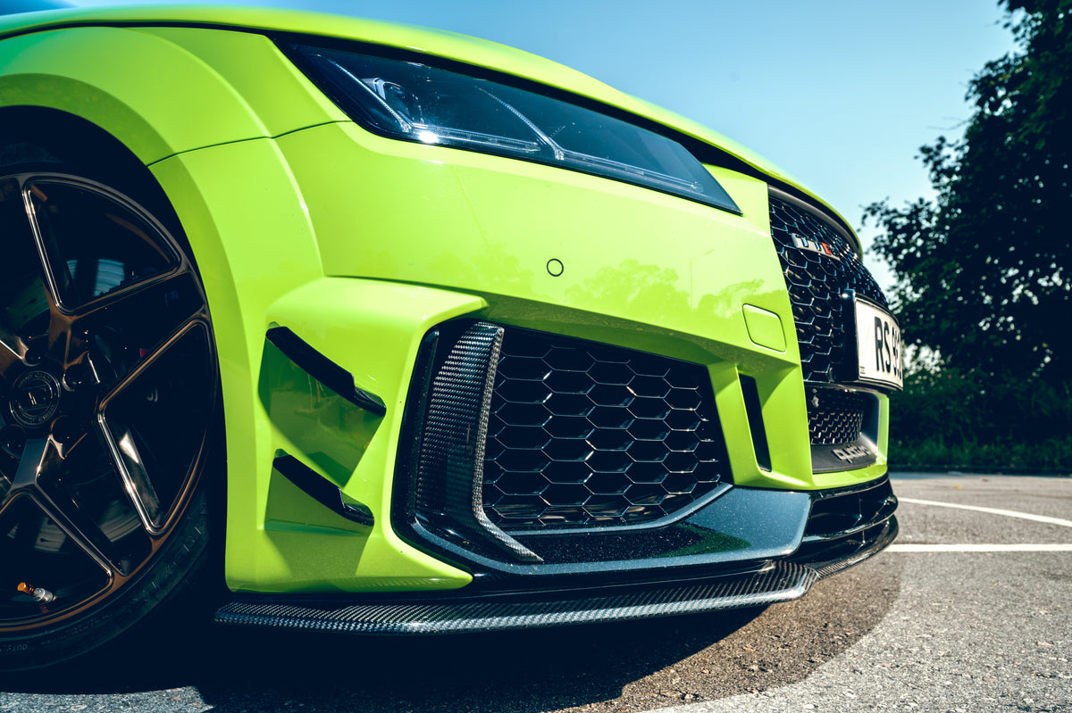 AUDI TTRS 8S 2019+ DM CARBON PERFORMANCE FRONT SPLITTER AND CANARD ...